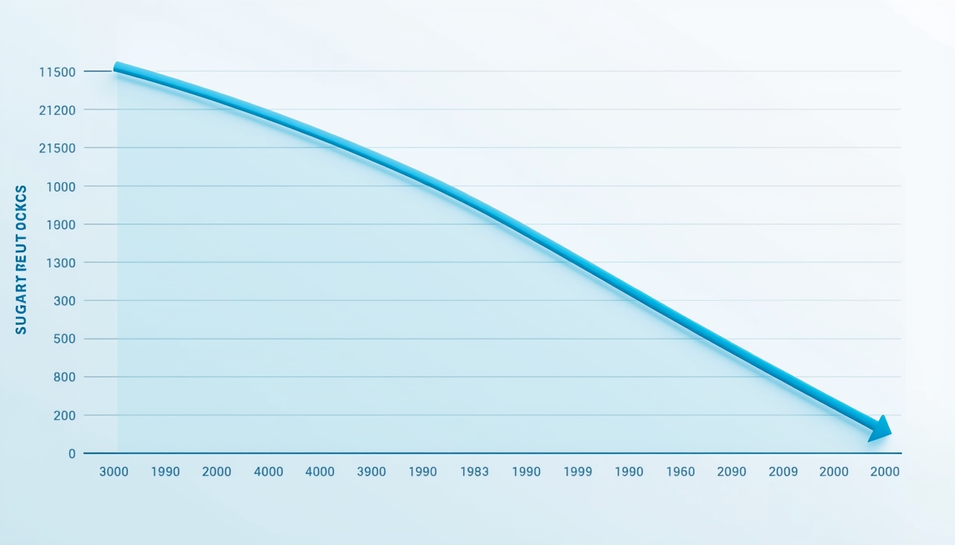 Sugar reduction progress chart from Dealerbestcreati
